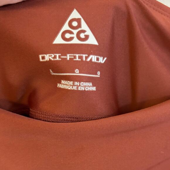 Nike Women's ACG Dri-FIT ADV "New Sands" Mid-Rise Leggings in Brown - Picture 5 of 9